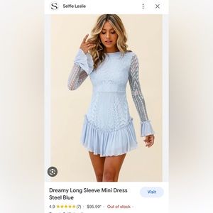 Selfie leslie blue dress